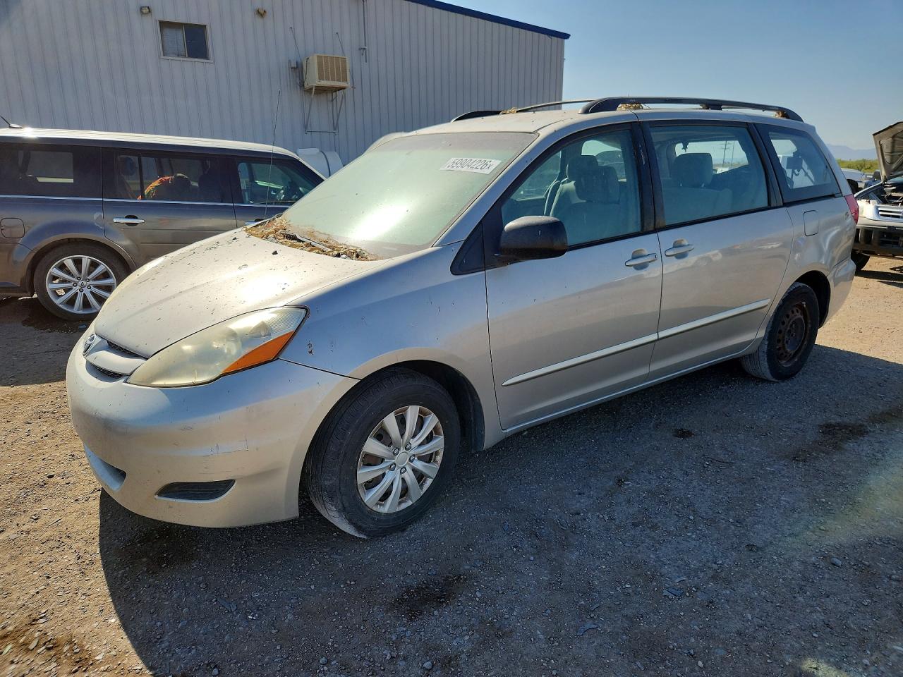 2007 Toyota Sienna LE, VIN 5TDZK23C57S040097 — Rear end