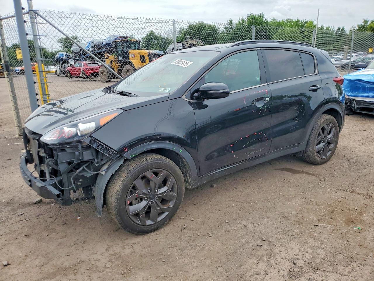 2022 Kia Sportage Nightfall, VIN KNDP6CAC5N7975907 — Front end