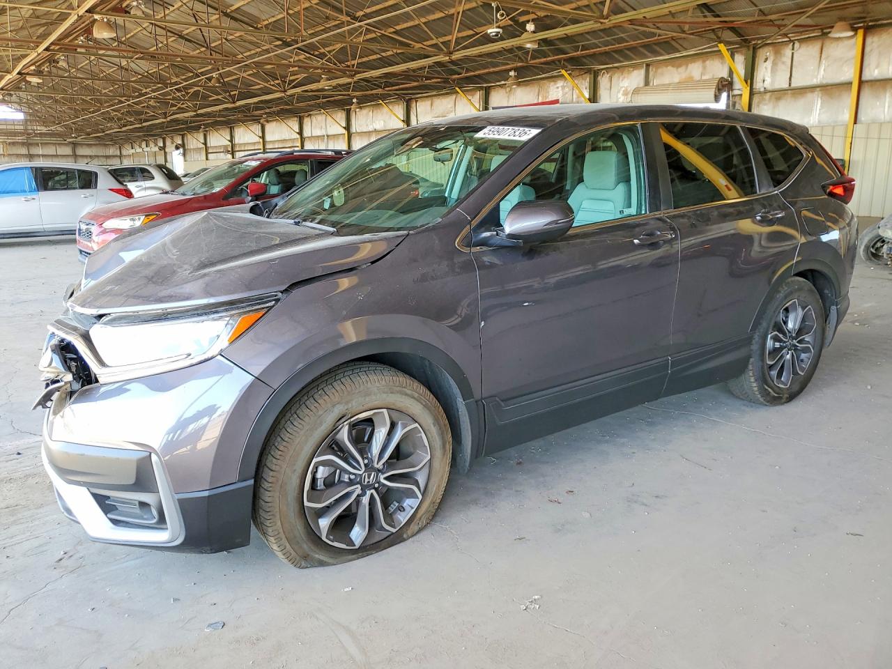 2022 Honda CR-V EX, VIN 5J6RW1H51NA018546 — Front end