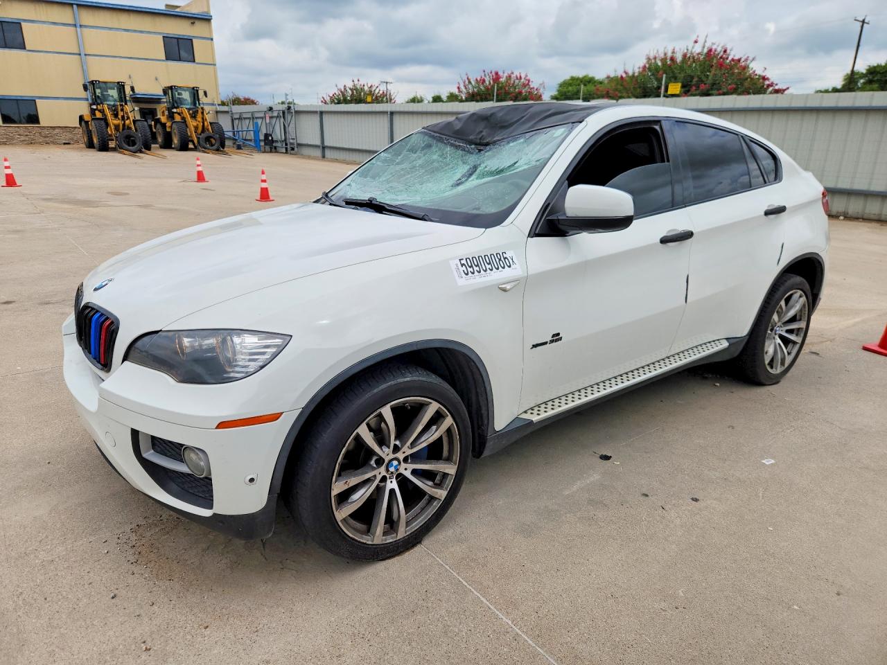 2014 BMW X6 xDrive35i, VIN 5UXFG2C55E0K41762 — Крыша