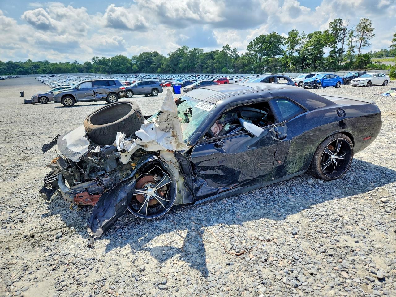 2014 Dodge Challenger R/T, VIN 2C3CDYBT5EH281730 — Опрокидывание