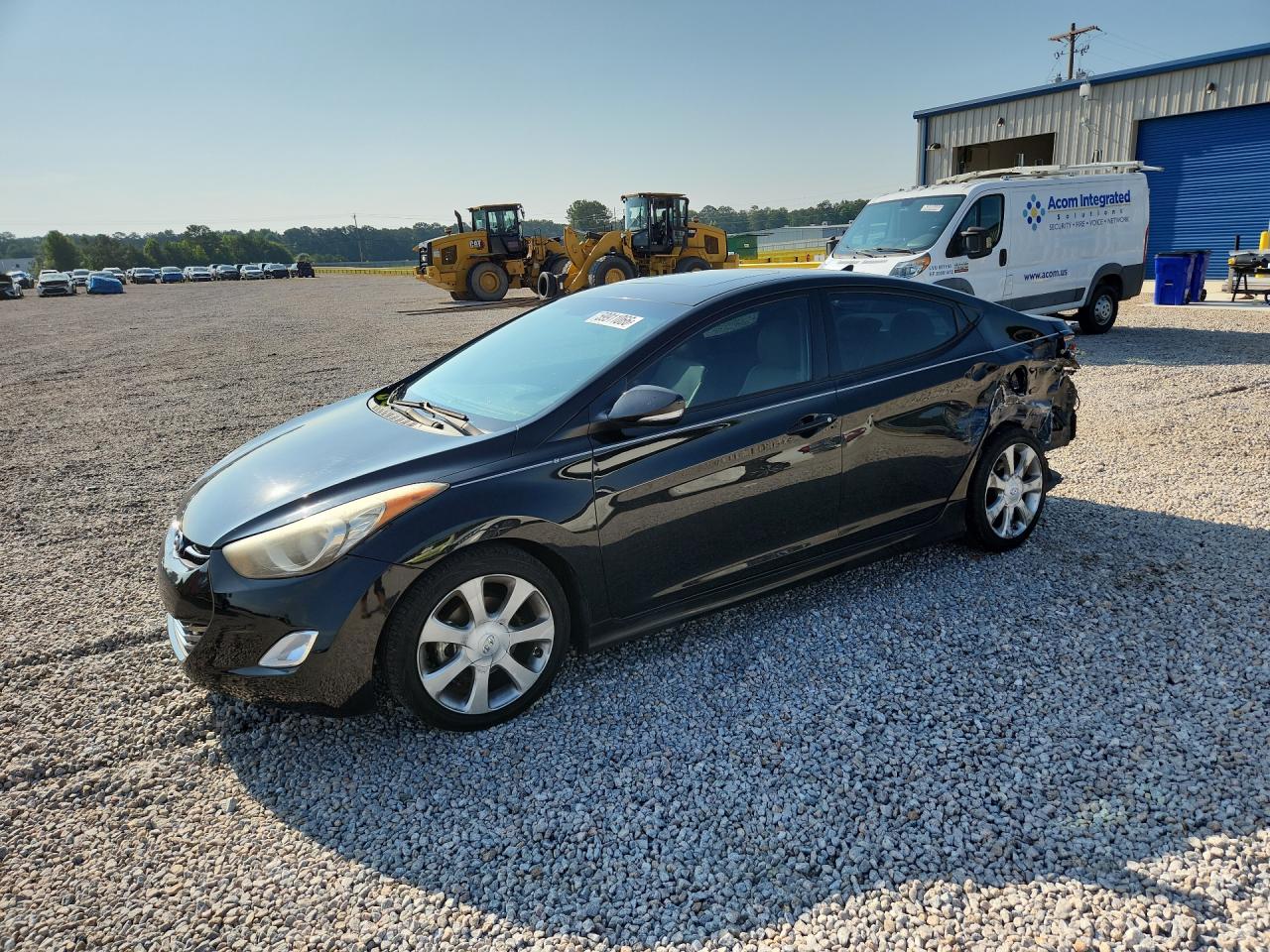 2013 Hyundai Elantra GLS, VIN 5NPDH4AE4DH249860 — Rear end