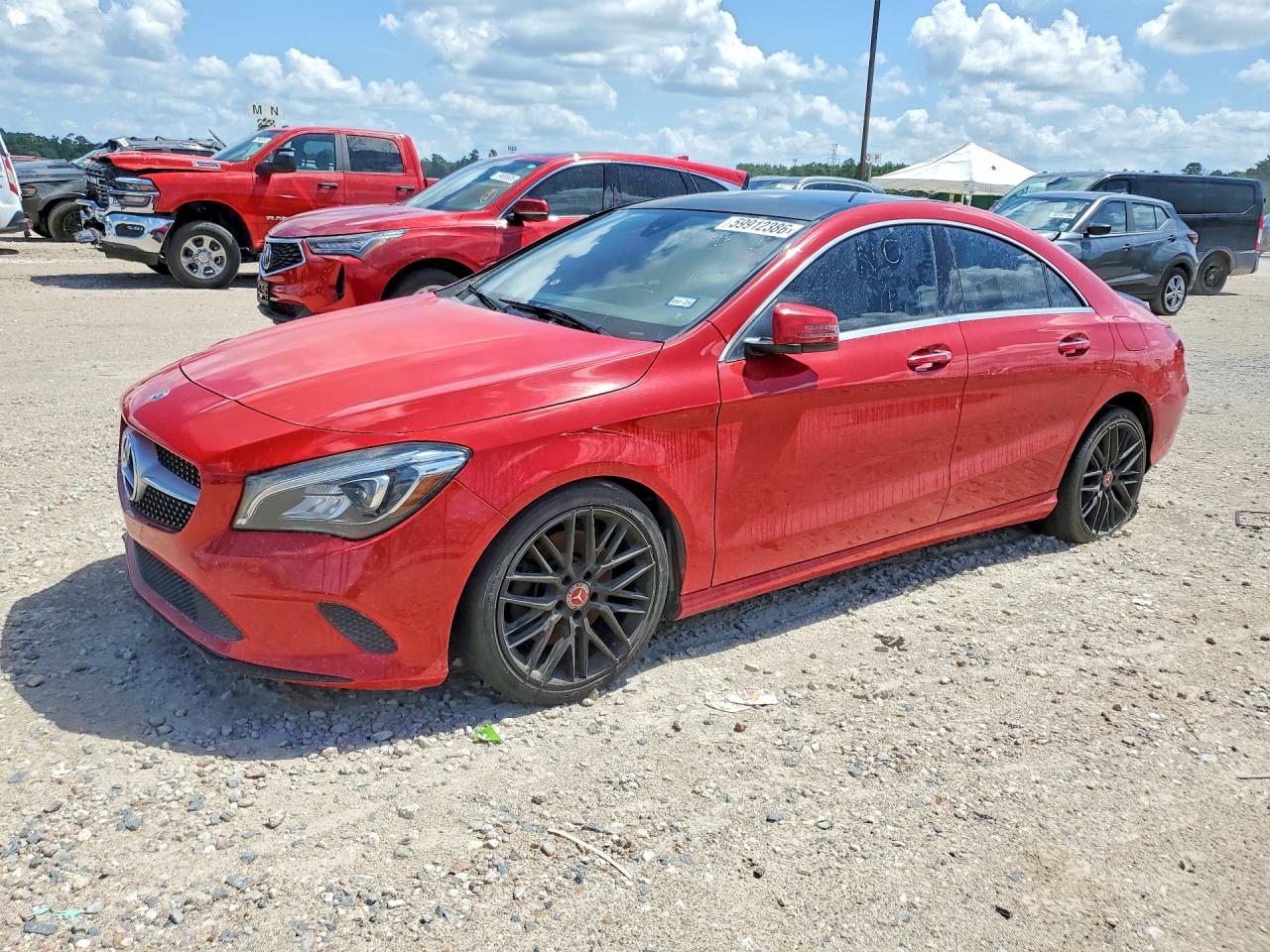 2018 Mercedes-Benz CLA 250, VIN WDDSJ4EBXJN631159 — Minor dents and scratches