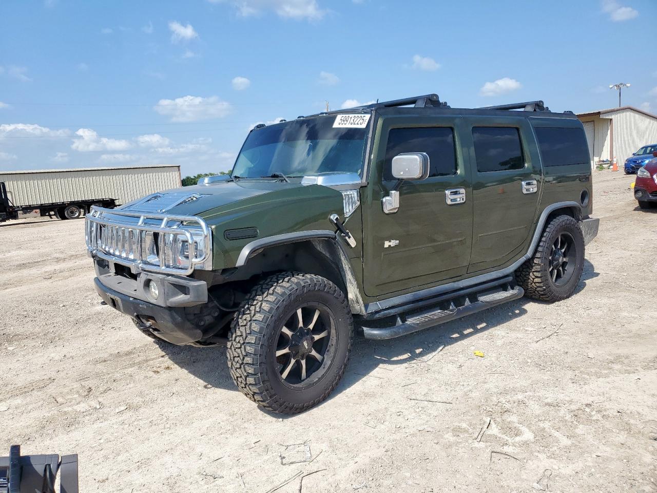 2003 Hummer H2, VIN 5GRGN23U43H135562 — Vandalism