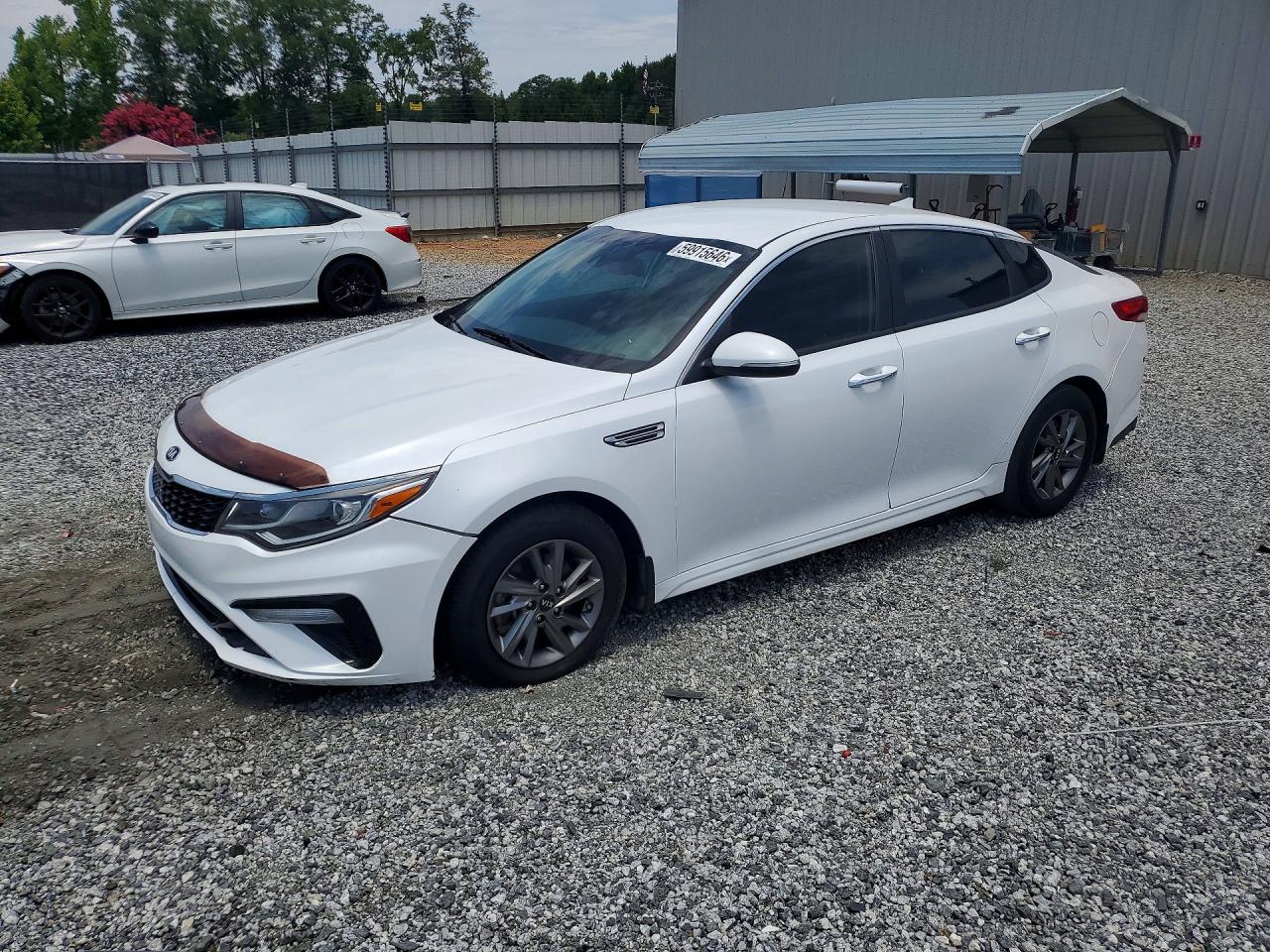 2019 Kia Optima LX, VIN 5XXGT4L36KG342329 — Minor dents and scratches