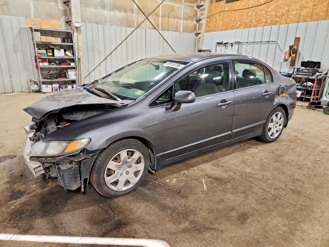 2009 Honda Civic LX, VIN 2HGFA16599H341407 — Front end