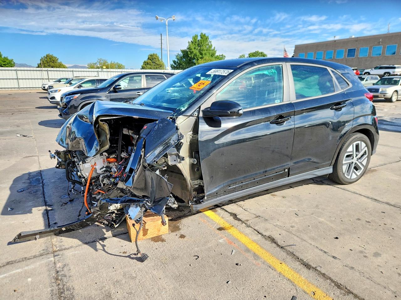 2022 Hyundai Kona SEL, VIN KM8K33AG2NU156078 — Перед