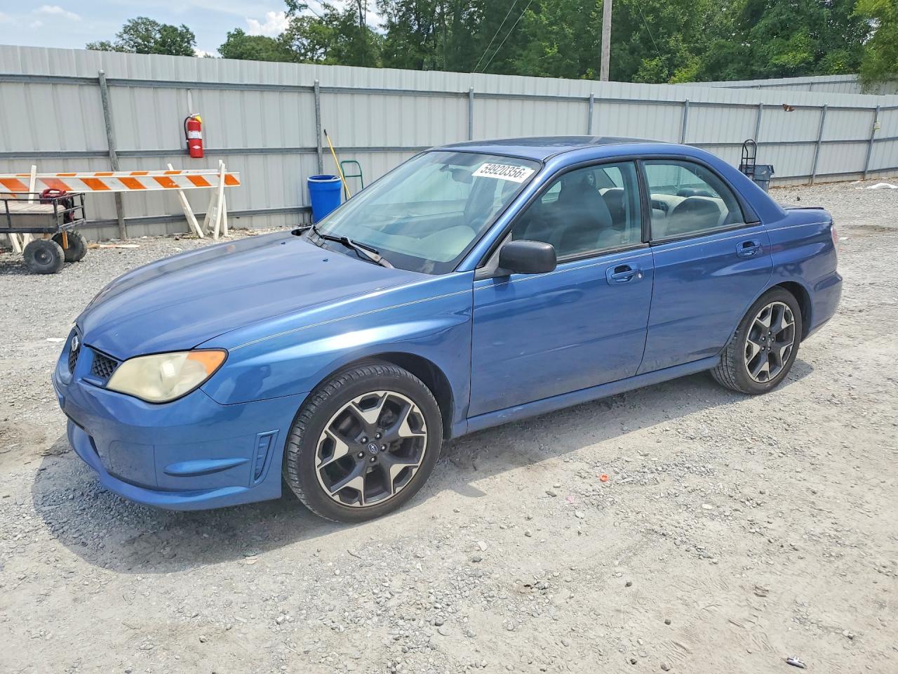 2007 Subaru Impreza i, VIN JF1GD61637H510482 — Rear end