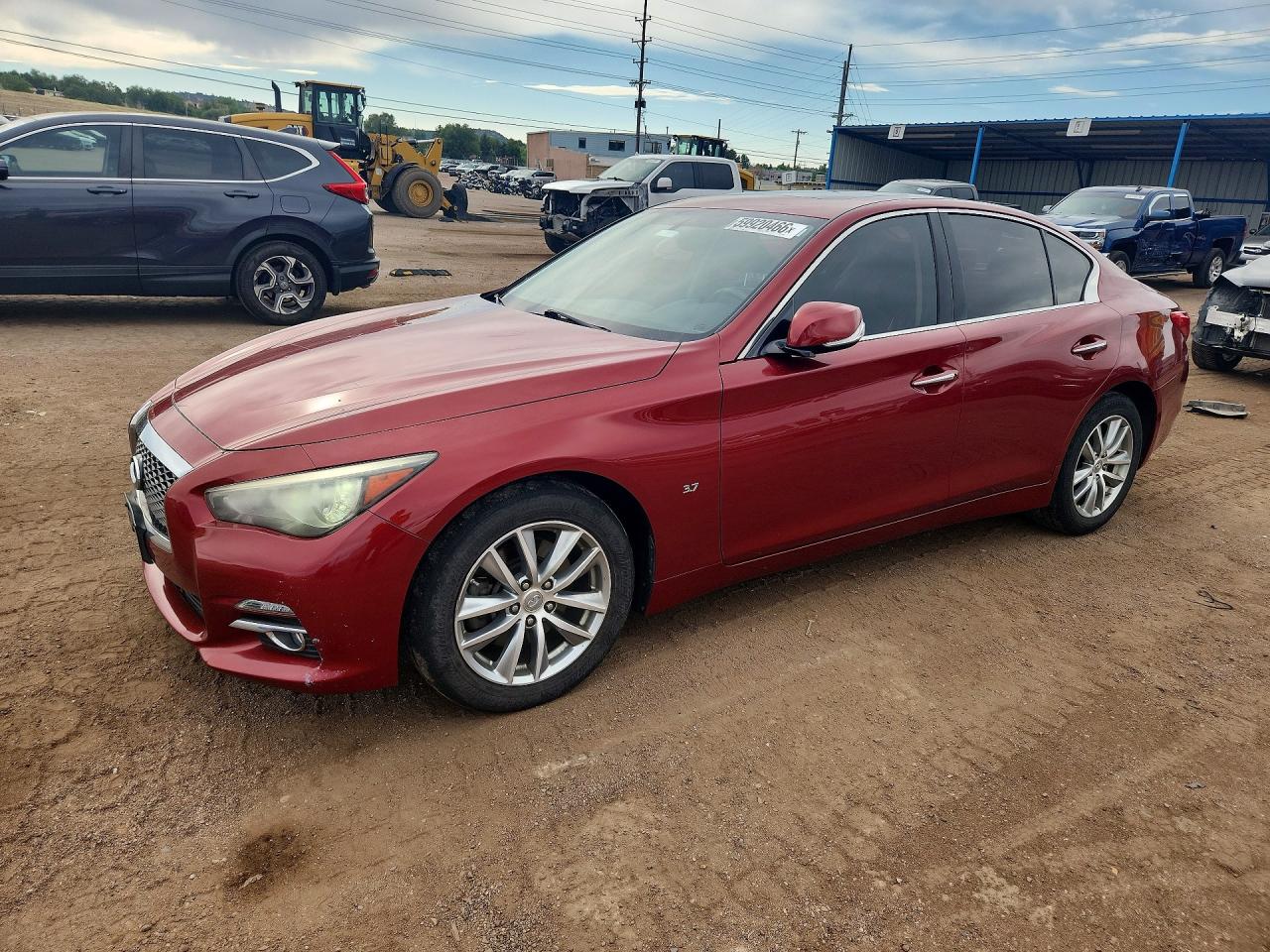 2014 Infiniti Q50, VIN JN1BV7AR7EM693099 — Hail