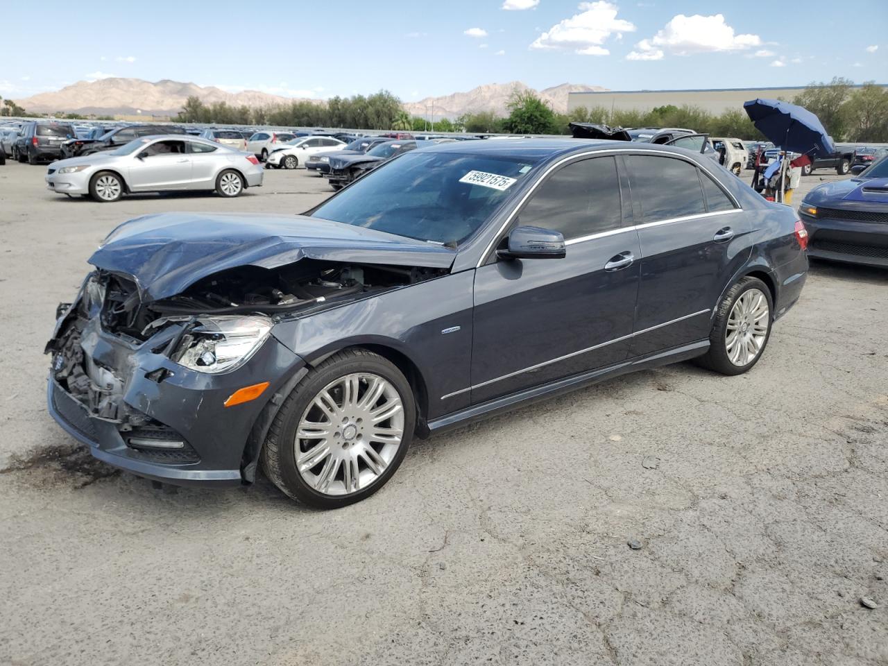 2012 Mercedes-Benz E 350 Luxury, VIN WDDHF5KB7CA630468 — Front end
