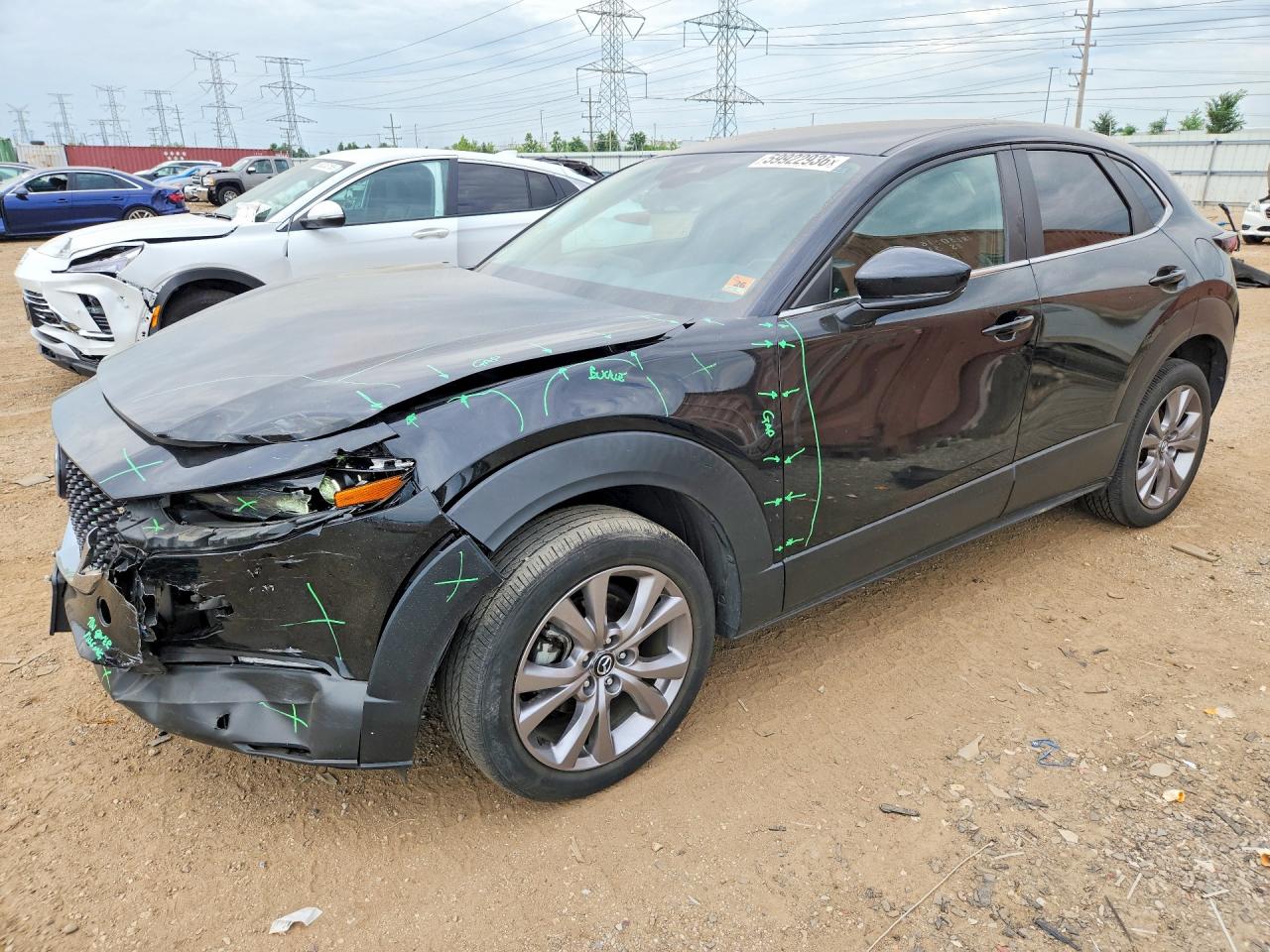 2021 Mazda CX-30 Preferred, VIN 3MVDMBCL3MM227322 — Front end