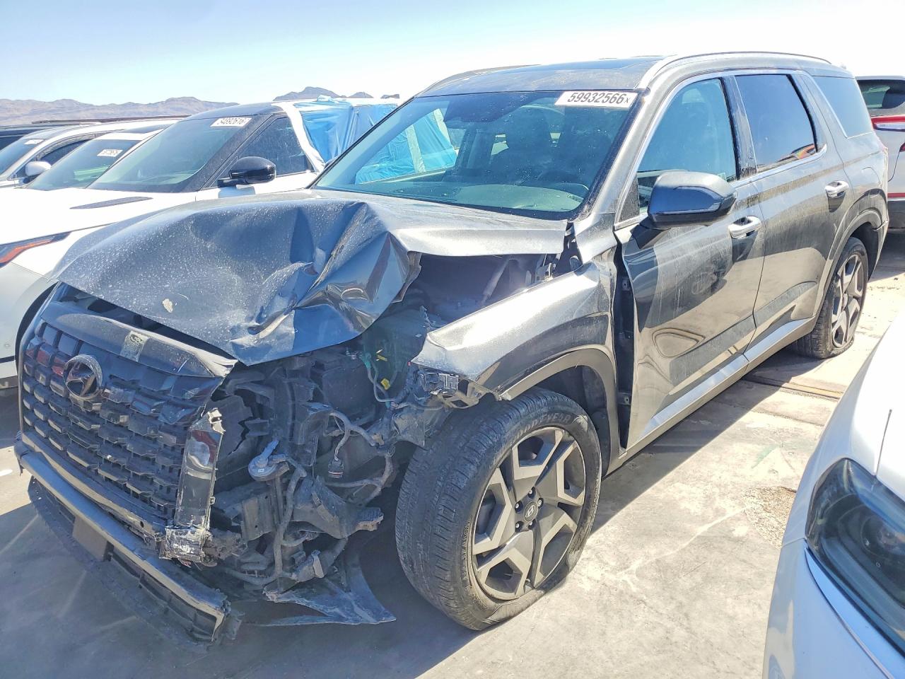 2024 Hyundai Palisade SEL, VIN KM8R44GE3RU791517 — Front end