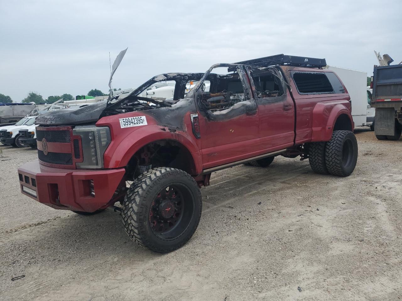 2018 Ford F-450 XL, VIN 1FT8W4DT8JEB50746 — Burn