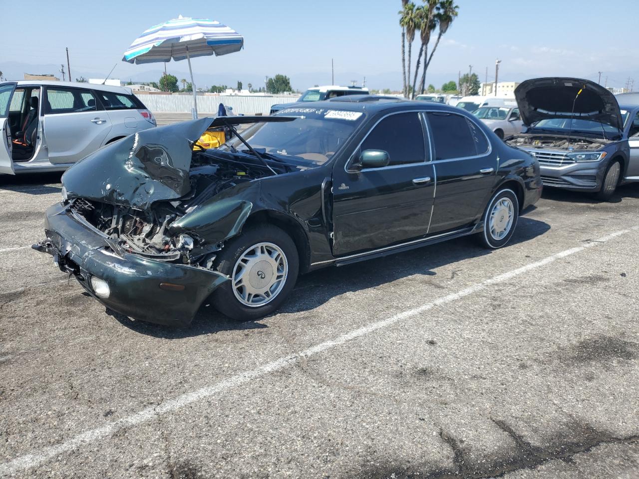 1997 Infiniti J30, VIN JNKAY21D2VM503361 — Front end