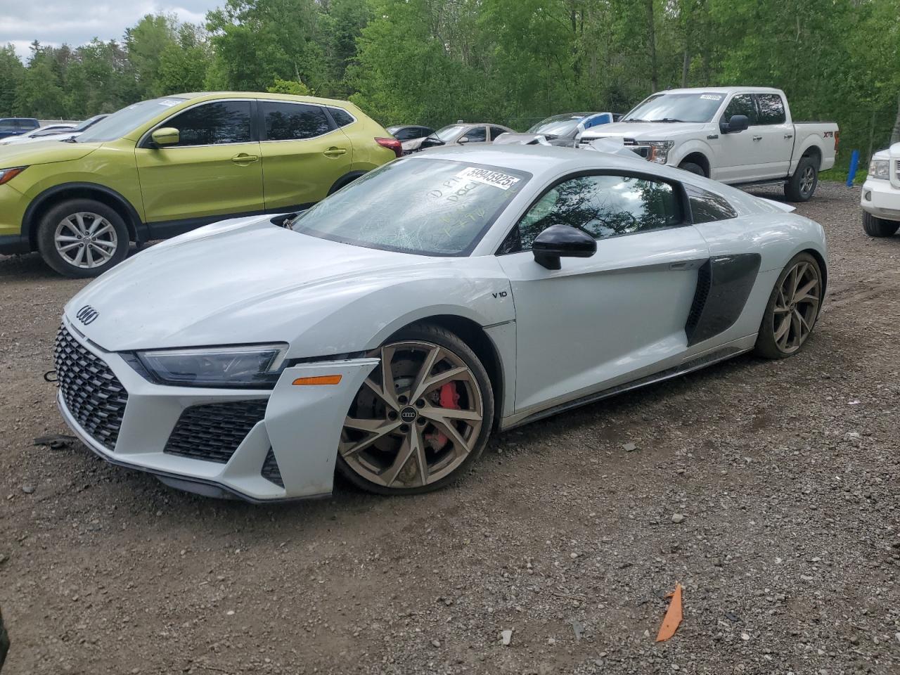 2023 Audi R8 performance quattro, VIN WUACEAFXXP7902376 — Зад