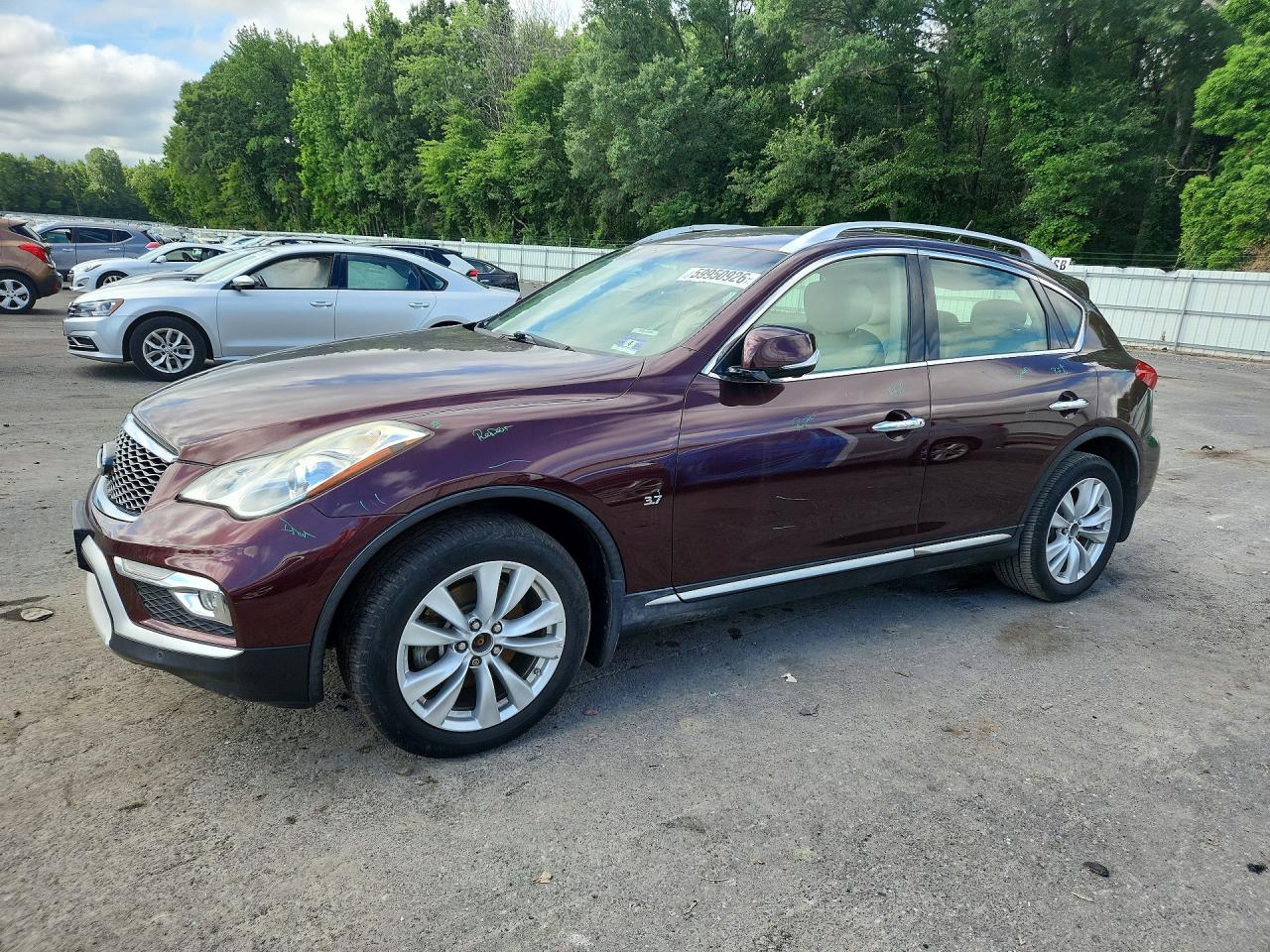 2017 Infiniti QX50, VIN JN1BJ0RR1HM411454 — Front end