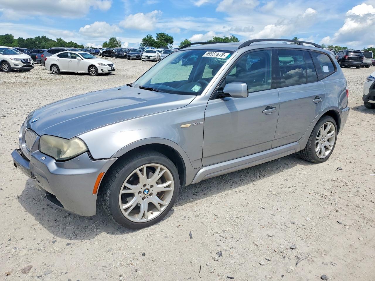 2007 BMW X3 3.0si, VIN WBXPC93437WF20117 — Front end