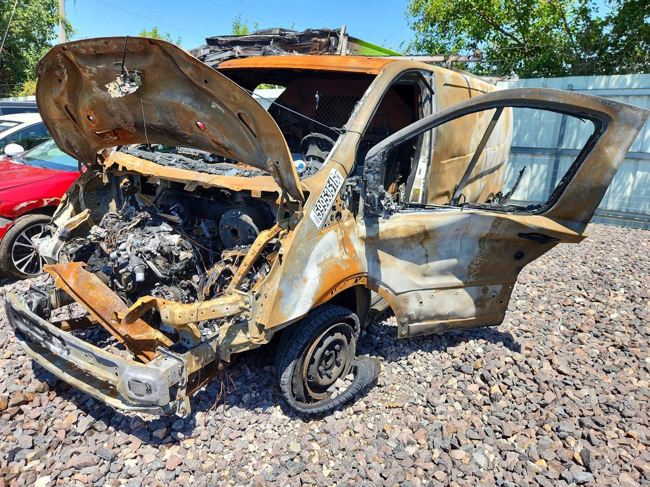 2026 Ford Transit Cargo, VIN 1FTBR1Y84TKA67465 — Burn