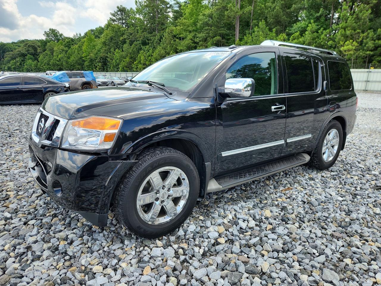2012 Nissan Armada Platinum, VIN 5N1BA0NF8CN619564 — Front end
