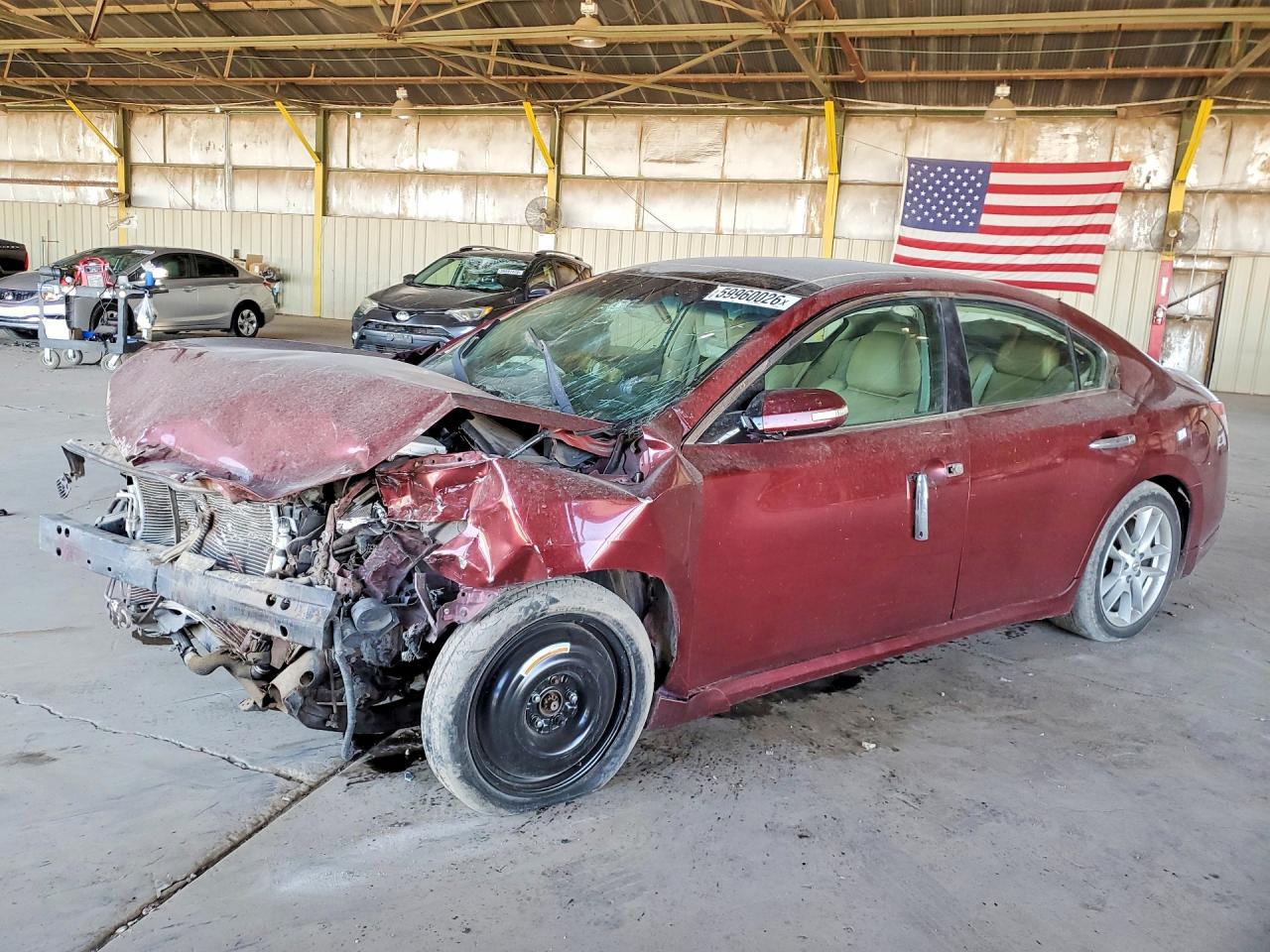 2011 Nissan Maxima SV, VIN 1N4AA5APXBC840062 — Перед