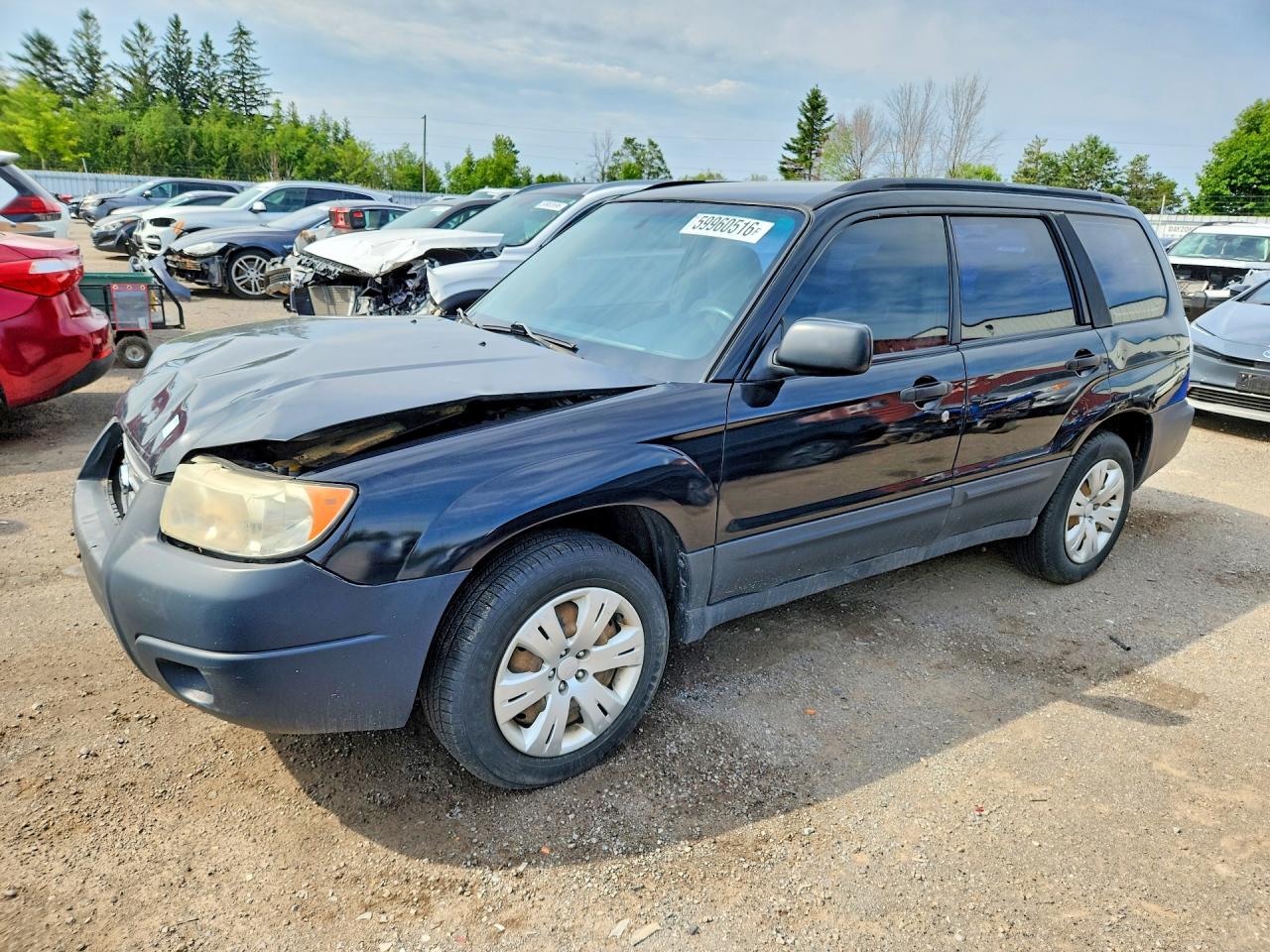 2008 Subaru Forester X, VIN JF1SG63638H730298 — Front end