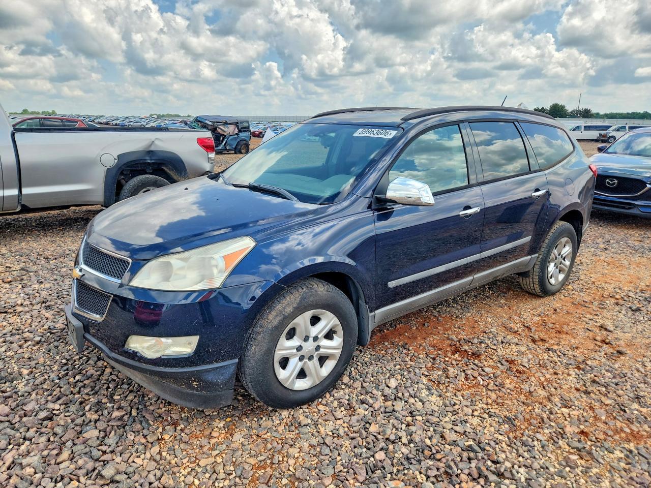 2009 Chevrolet Traverse LS, VIN 1GNER13D09S173428 — Rear end