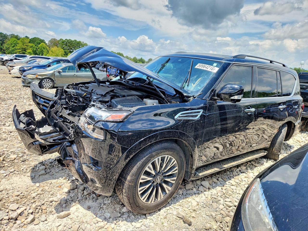 2023 Nissan Armada SL, VIN JN8AY2BA3P9405844 — Front end