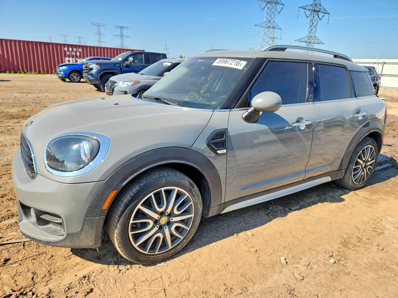 2019 MINI Countryman Cooper, VIN WMZYS7C52K3F45926 — Rear end
