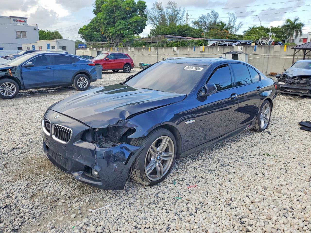 2014 BMW 5 Series 535i, VIN WBA5B1C52ED477636 — Front end