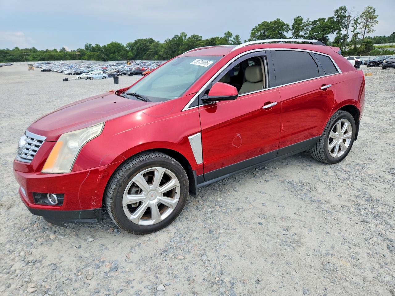 2015 Cadillac SRX Performance Collection, VIN 3GYFNCE34FS586620 — Vandalism