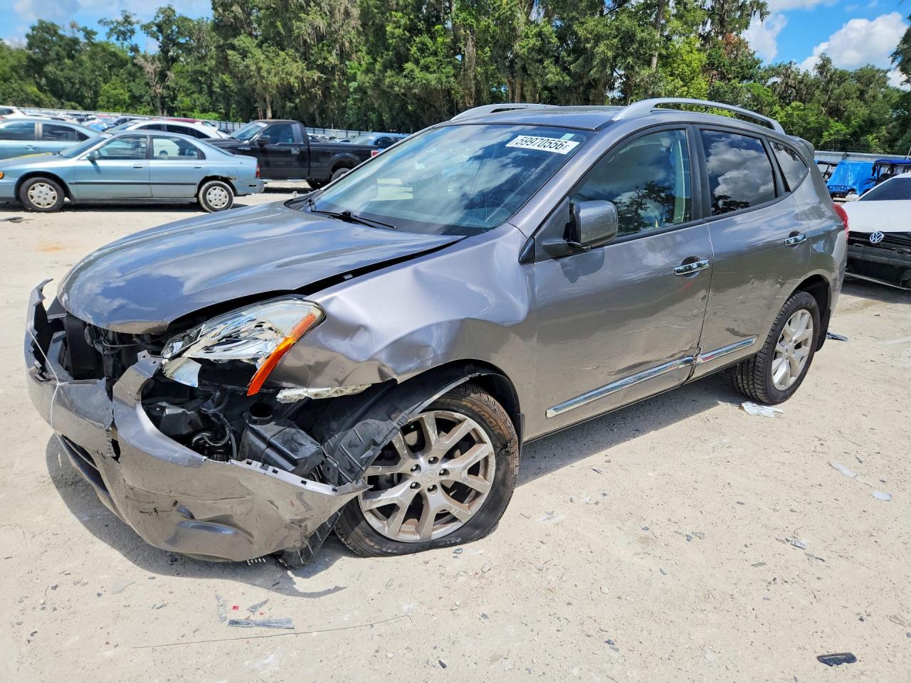 2011 Nissan Rogue SV, VIN JN8AS5MT0BW577552 — Front end