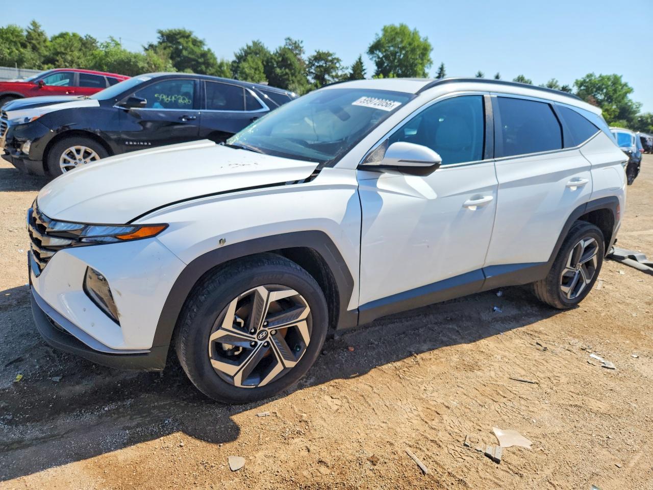 2023 Hyundai Tucson SEL, VIN 5NMJFCAE9PH228877 — Бок