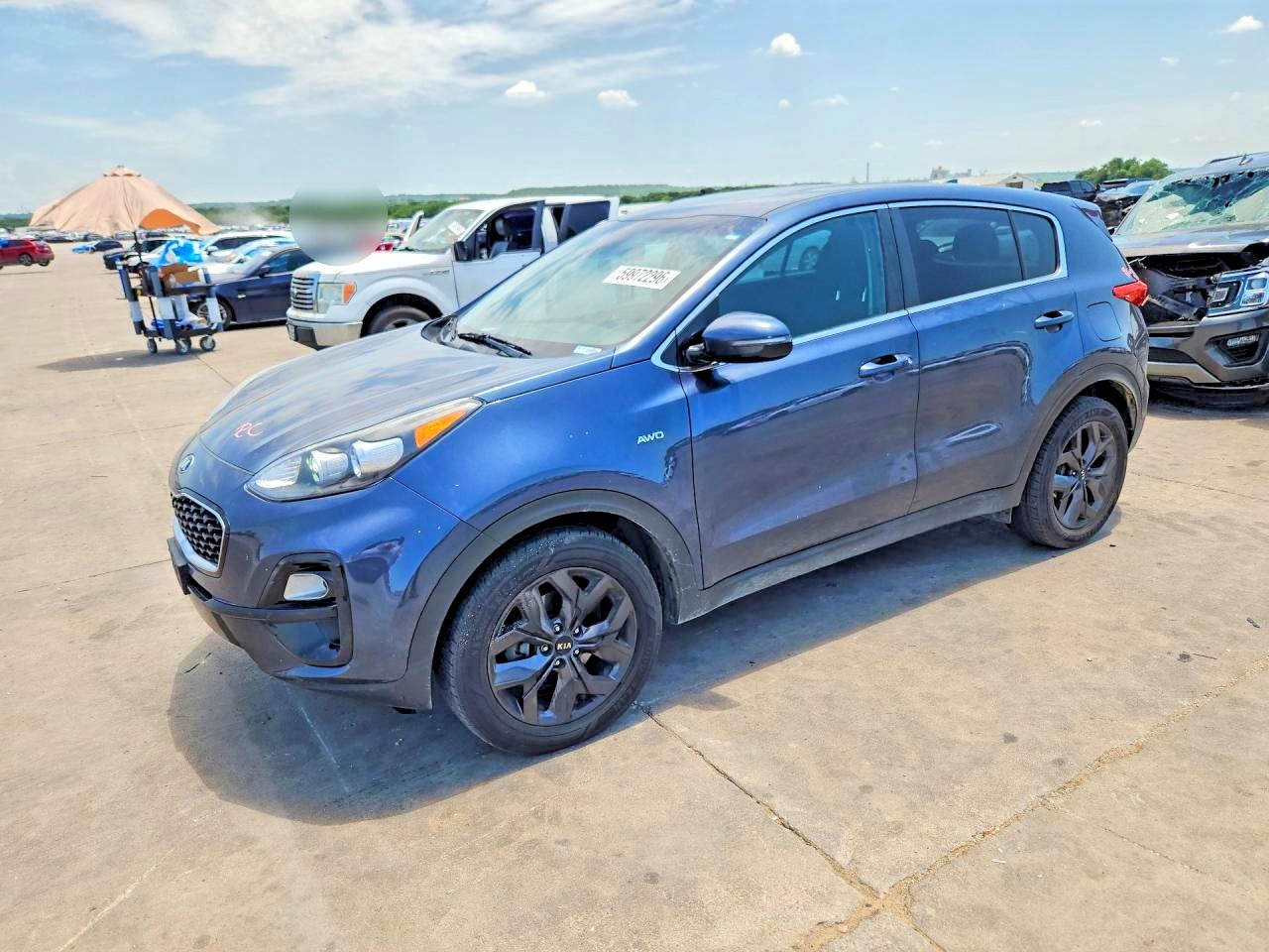2022 Kia Sportage LX, VIN KNDPMCACXN7971986 — Rear end