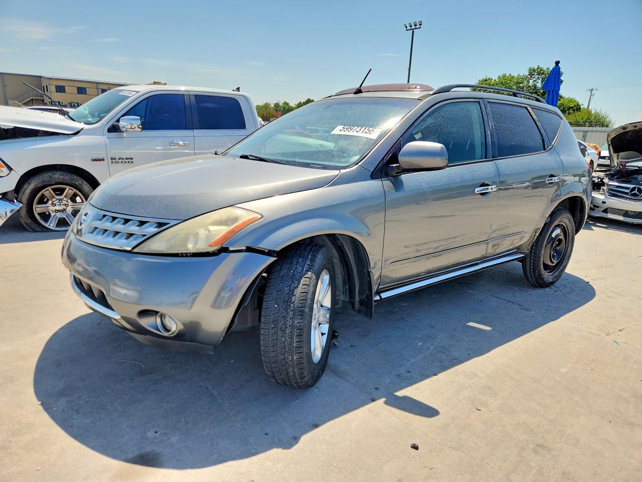 2007 Nissan Murano S, VIN JN8AZ08T47W505463 — Undercarriage