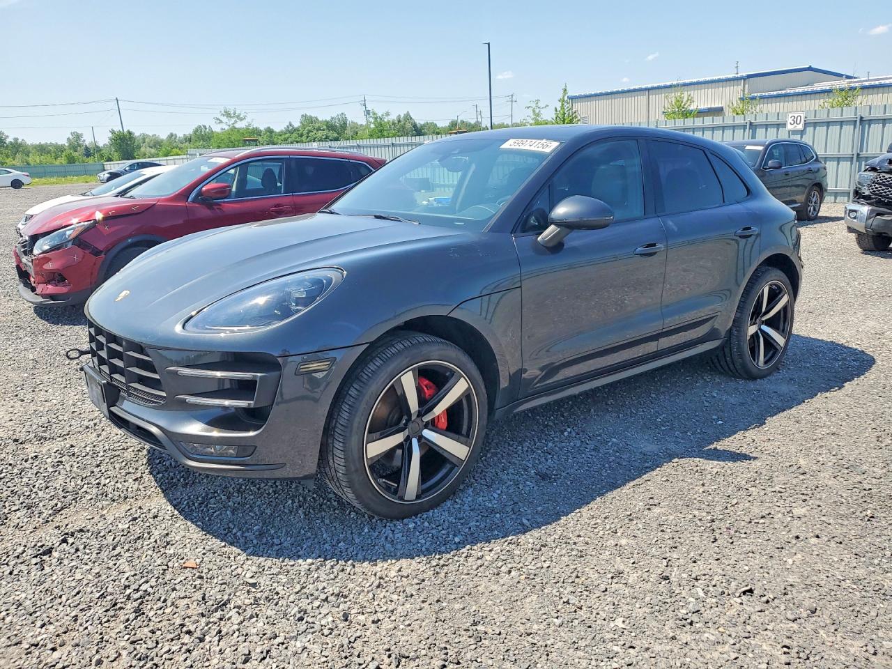 2017 Porsche Macan Turbo, VIN WP1AF2A55HLB61526 — Water / flood