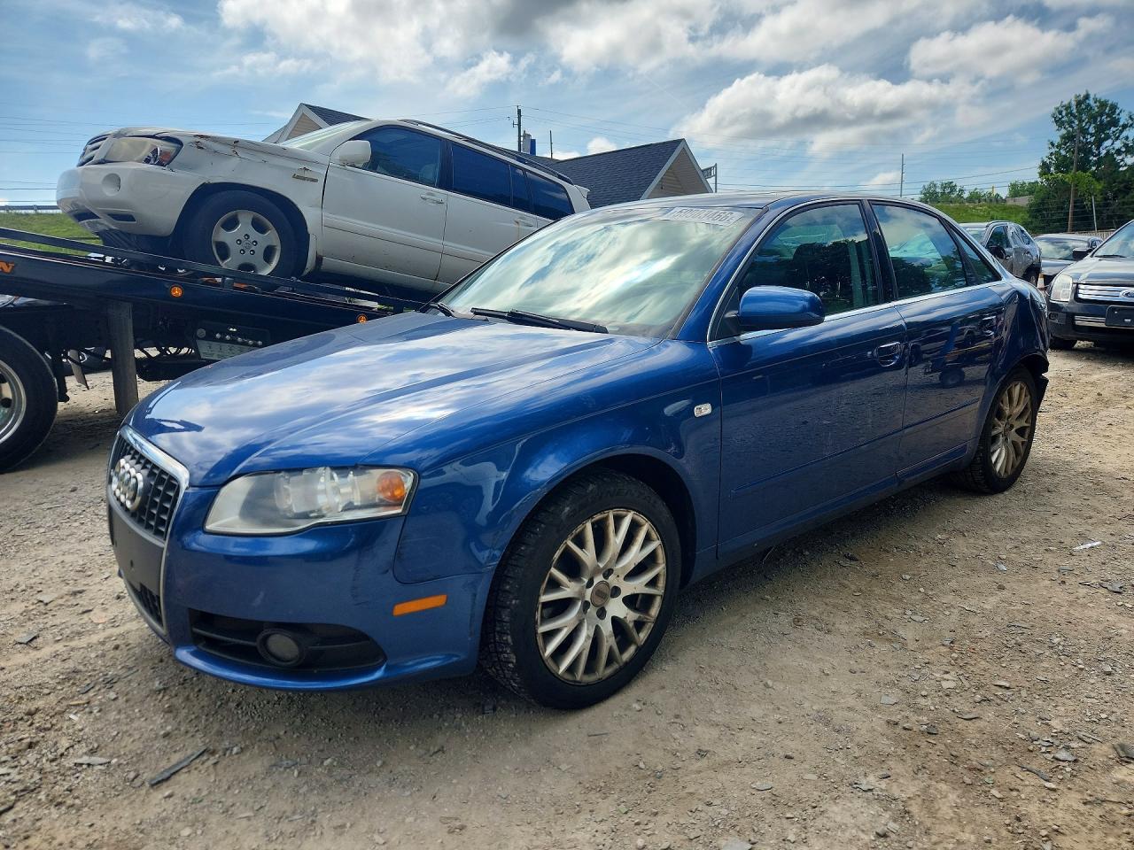 2008 Audi A4 2.0T, VIN WAUDF78E88A142303 — Rear end