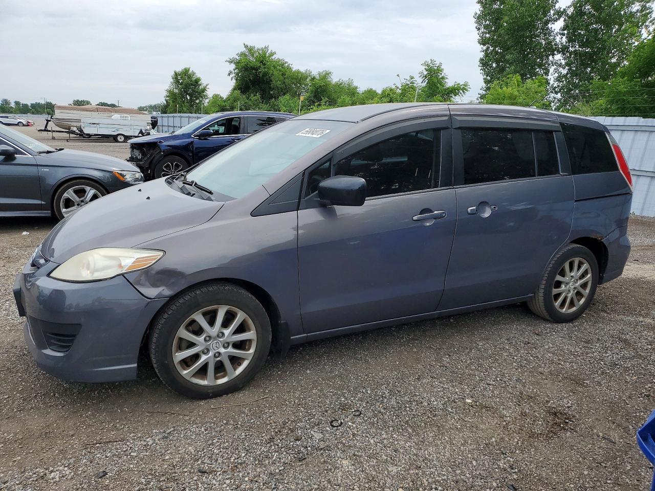 2010 Mazda 5 Sport, VIN JM1CR2W37A0377118 — Rear end