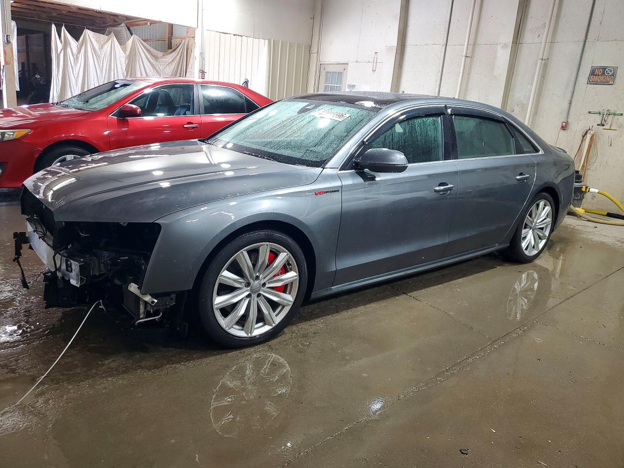 2016 Audi A8 Sport, VIN WAU43AFD3GN009262 — Front end