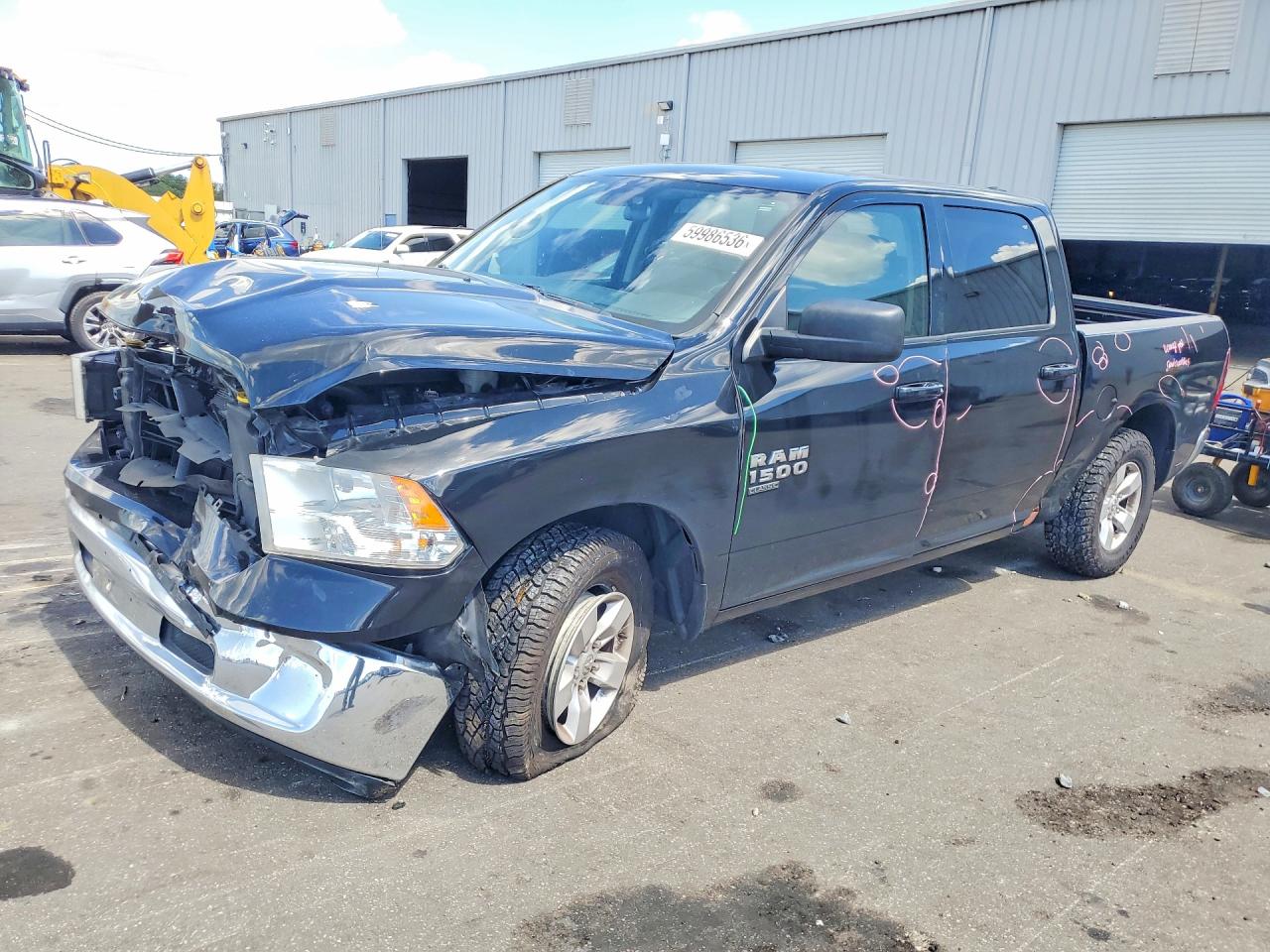 2021 Ram 1500 SLT, VIN 1C6RR6LG7MS539211 — Front end