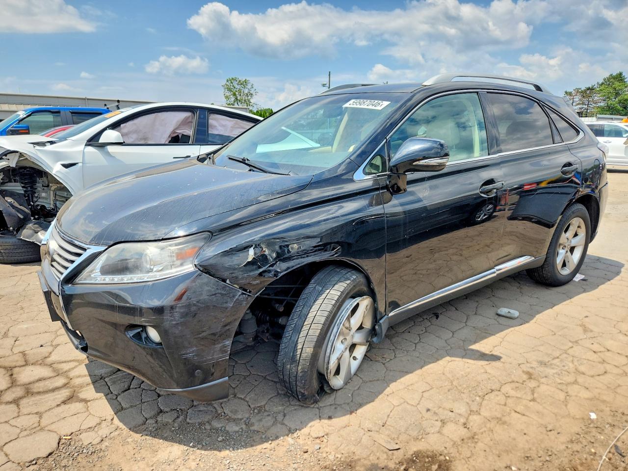2013 Lexus RX 350, VIN 2T2BK1BA8DC220184 — Undercarriage