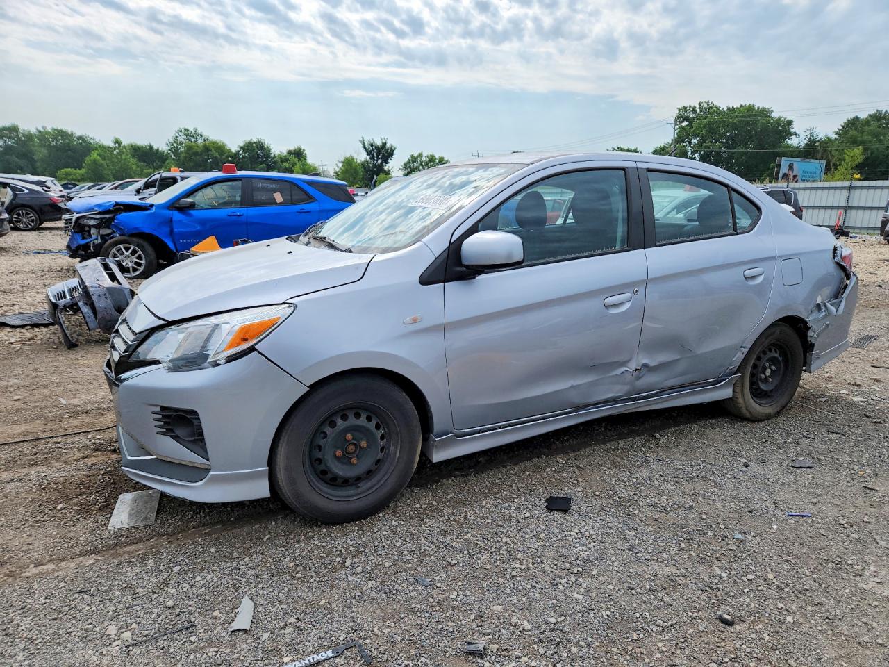 2022 Mitsubishi Mirage ES, VIN ML32FUFJ8NHF09248 — Front end