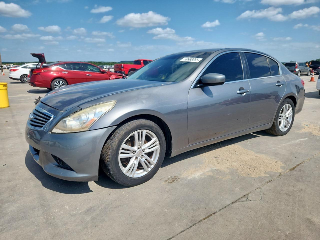 2013 Infiniti G37 Journey, VIN JN1CV6AP6DM306554 — Water / flood