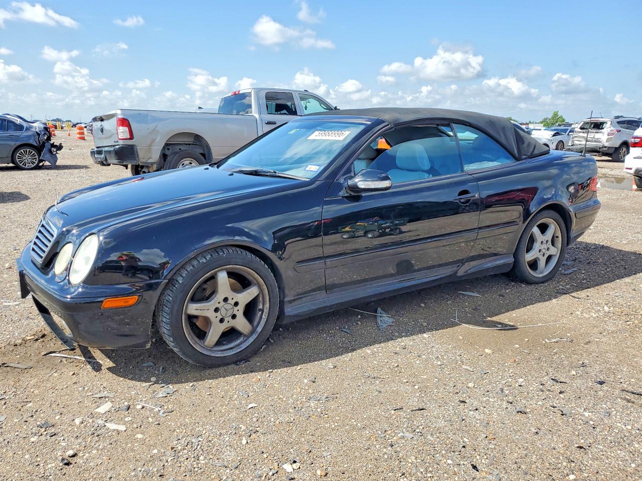 2003 Mercedes-Benz CLK 430, VIN WDBLK70G03T143688 — Minor dents and scratches