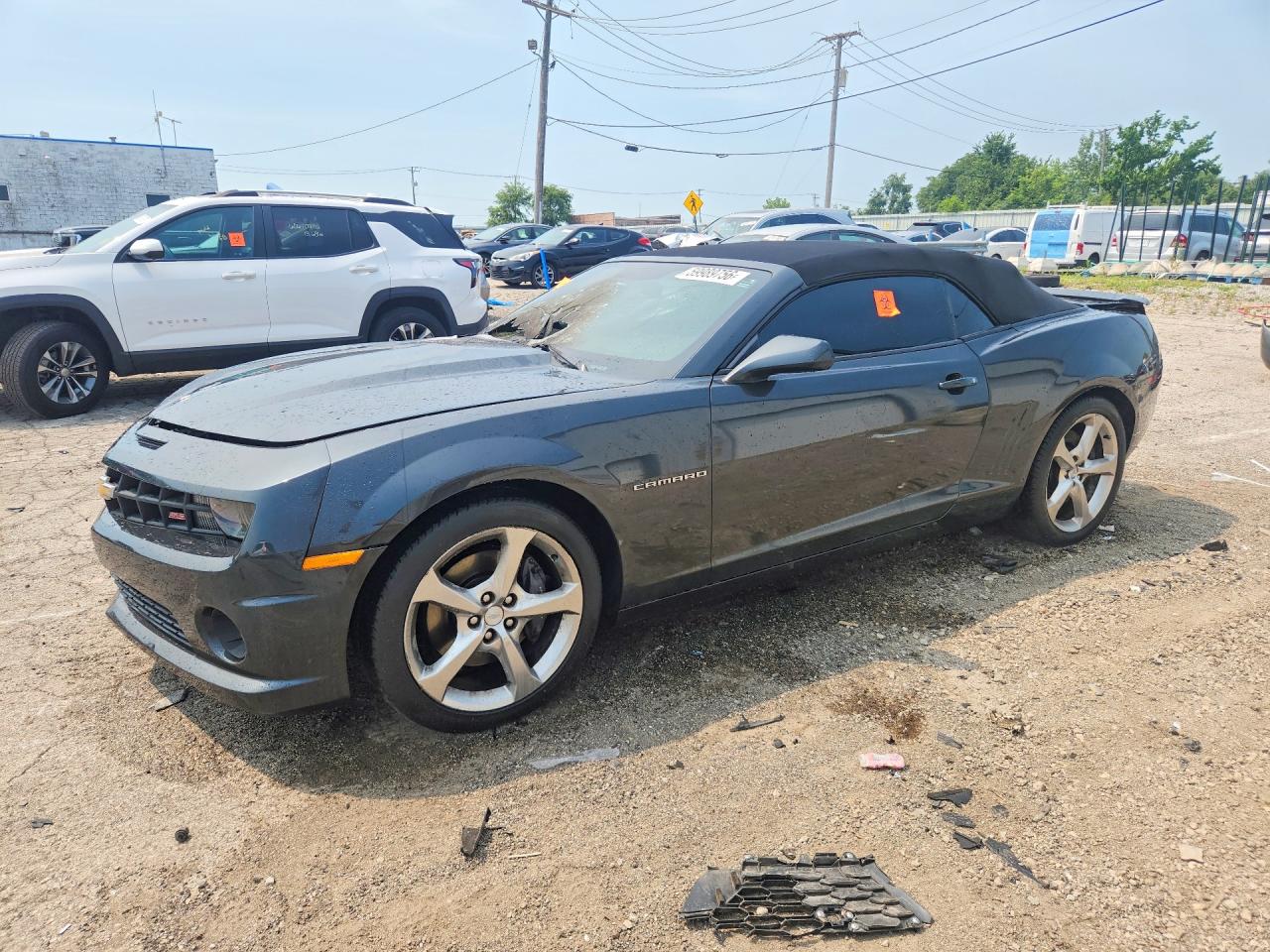 2013 Chevrolet Camaro SS, VIN 2G1FK3DJ6D9149767 — Engine fire