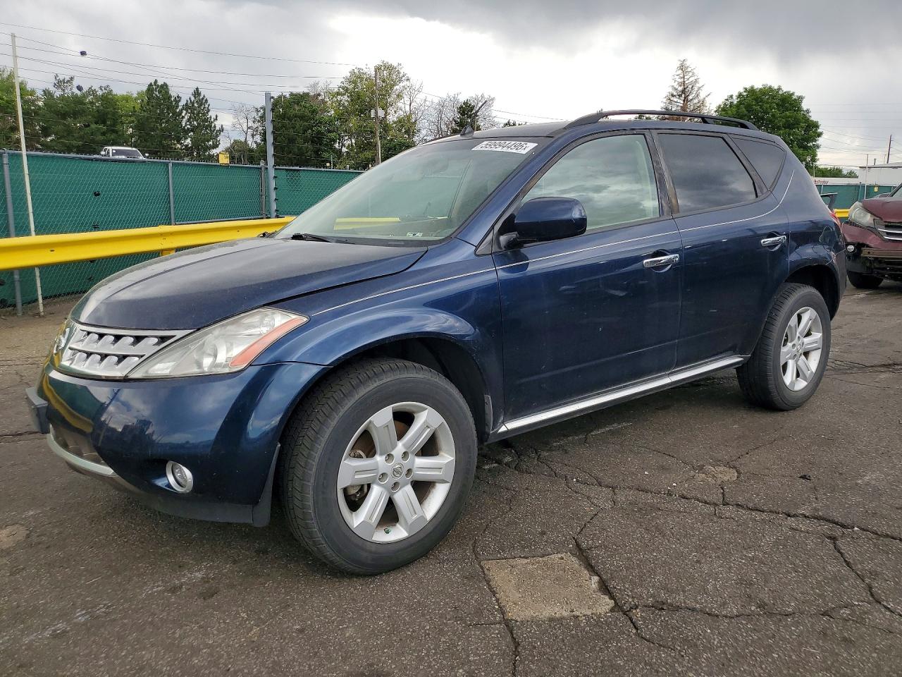 2007 Nissan Murano SL, VIN JN8AZ08W57W617229 — Front end