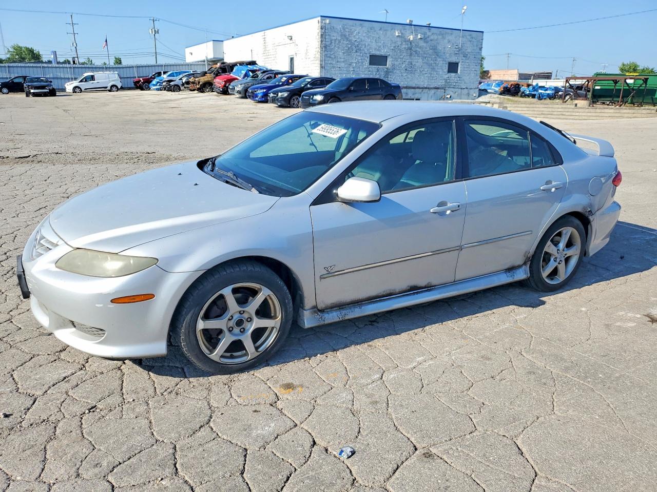 2005 Mazda 6 Sport S, VIN 1YVHP84D955M49112 — Roof