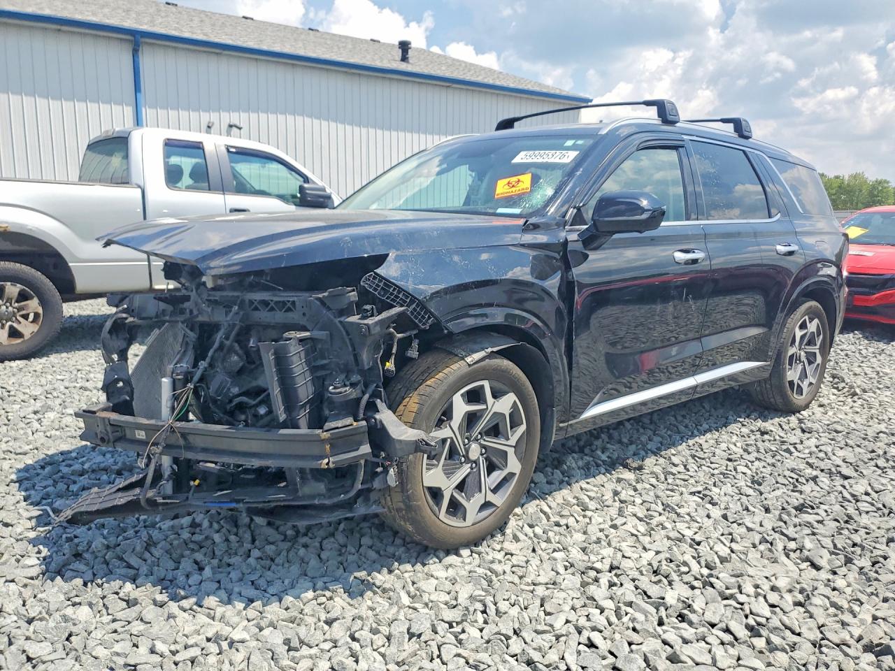 2021 Hyundai Palisade Calligraphy, VIN KM8R7DHE9MU190627 — Front end