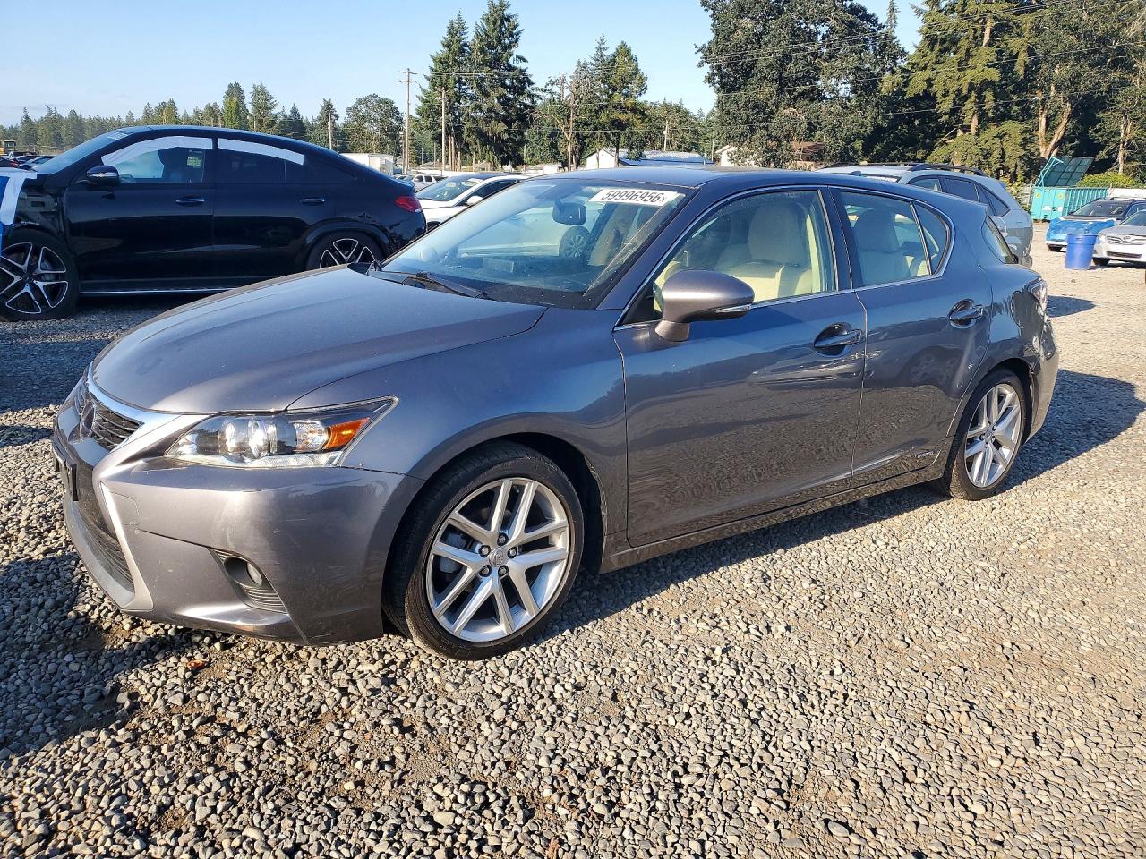 2014 Lexus CT 200h, VIN JTHKD5BH6E2183881 — Зад
