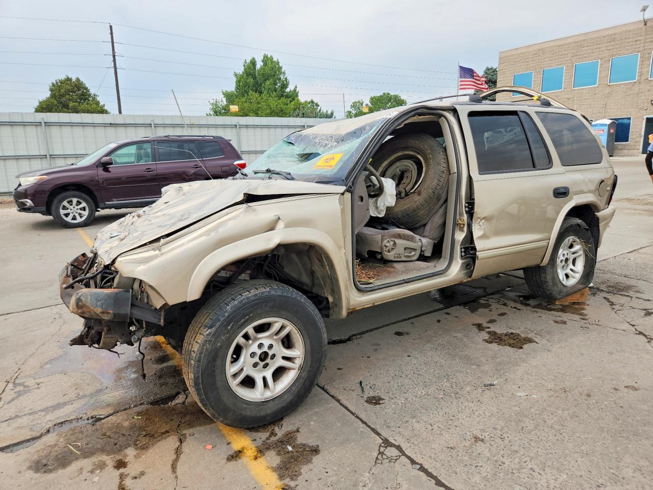 2003 Dodge Durango SLT, VIN 1D4HS48N53F532224 — Rollover