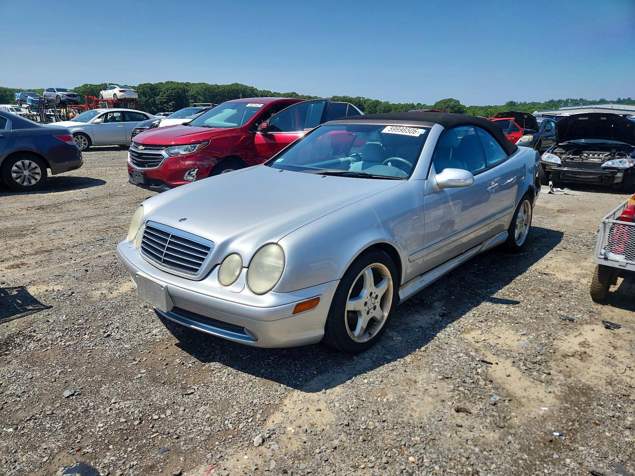 2003 Mercedes-Benz CLK 430, VIN WDBLK70G23T142753 — Rear end